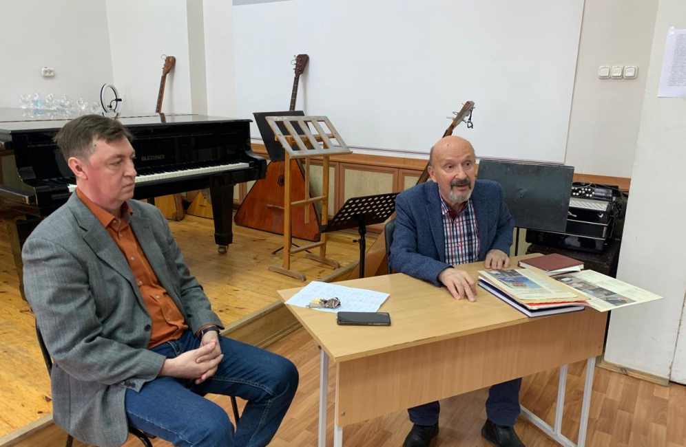 Встреча с астраханским композитором Юрием Гонцовым